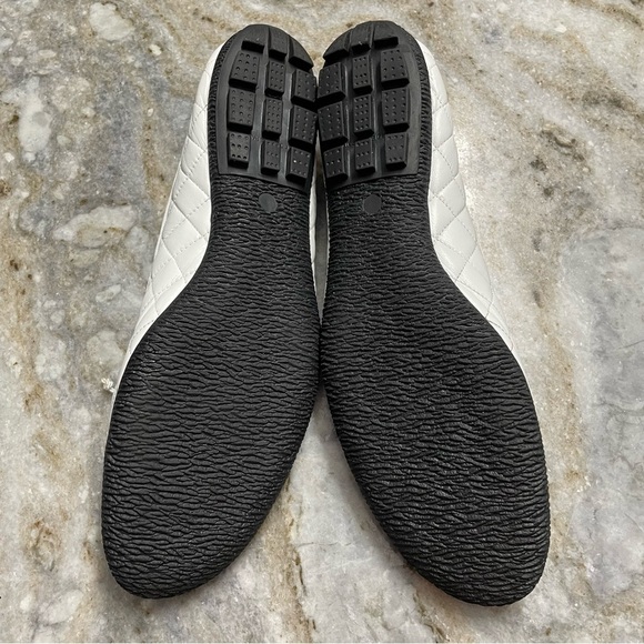 Paul Mayer Attitudes Ballet Flats White/Black Women’s Classic Chic - Picture 4 of 11